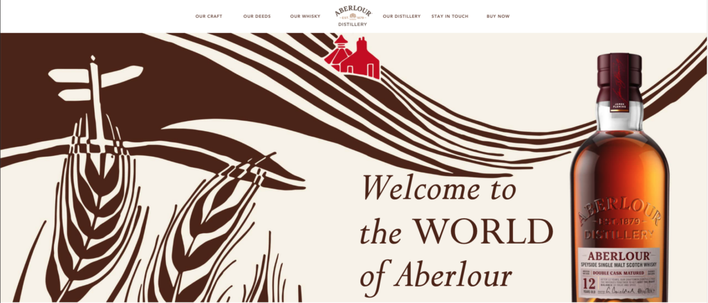 aberlour website before a/b testing